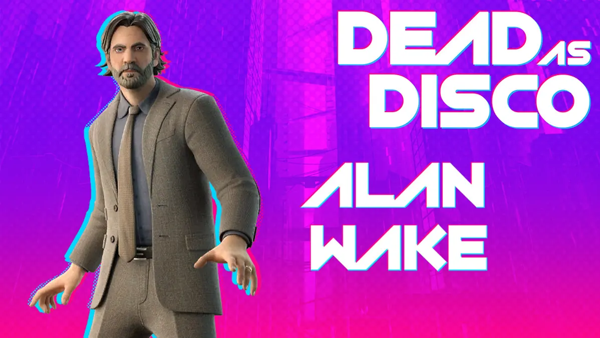 Alan Wake character replacement mod preview in Dead as Disco